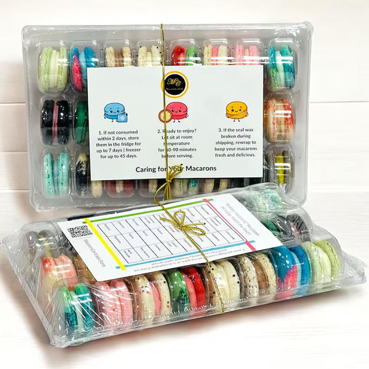 24-Pack Surprise Me Macaron Set with Flavor Guide
