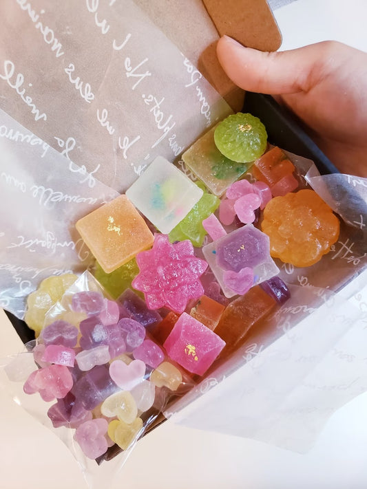 Best Seller, Damso Cafe Assorted Kohakutou Edible Bite Size Crystal Jewels Gem || Vegan, Gluten-Free, Viral Candy, ASMR Best Crunchy